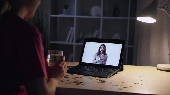 Online New Year Greeting Conference Video Call alt