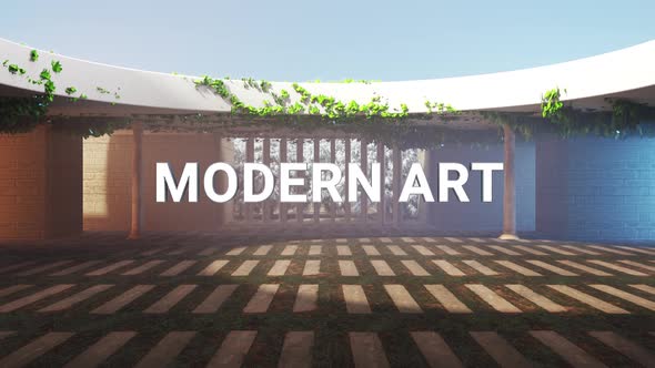 Historical Garden Modern Art