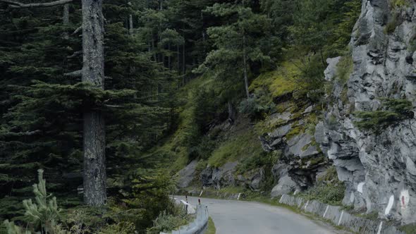 Road Connecting Gangotri Himalaya Uttarakhand India