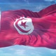 4K 3D Tunisia Flag 