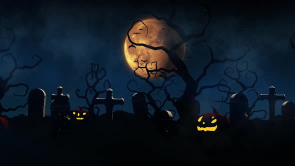 Halloween Animation Background 4K-H005 alt