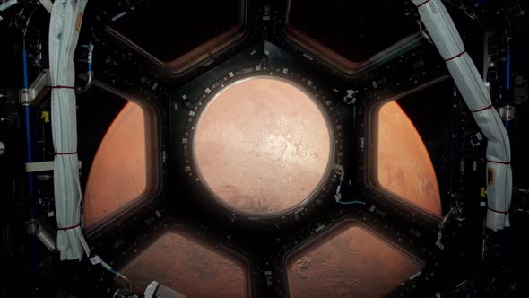 Mars View Spaceship Window - 5