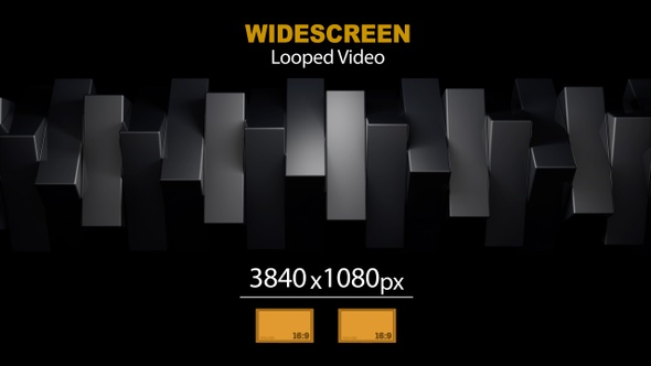 Widescreen Cubes Rotation 03