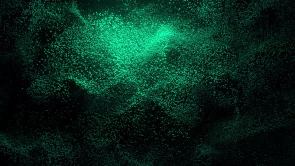 Abstract patterns of green sand alt