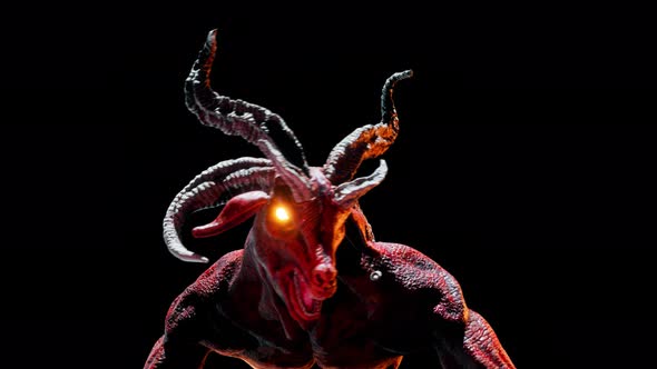 Goat Demon Baphomet VJ Loop alt