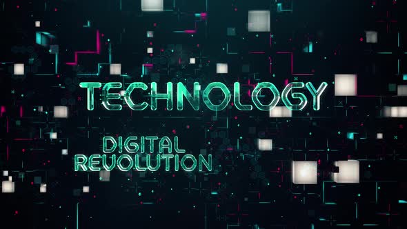 Binance USD with Digital Technology Hitech Concept alt