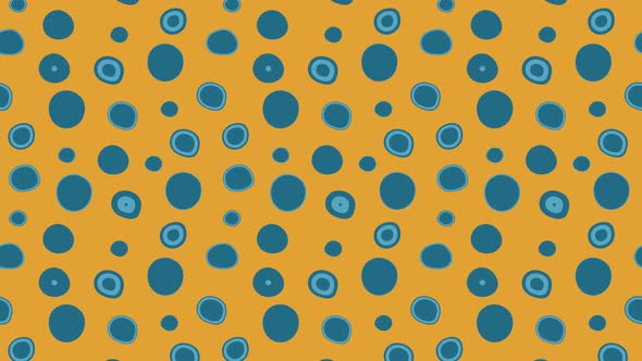 Vintage Round Colored Background