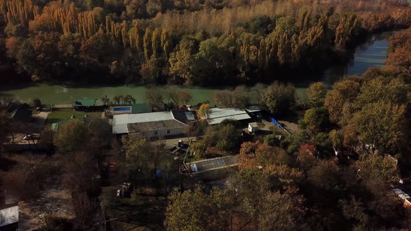 Aerial City View of Krasnodar Russian Federation 2020 alt