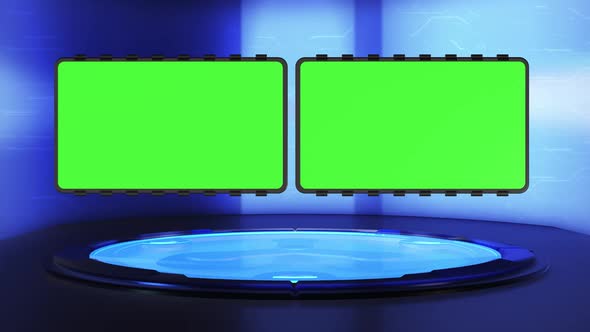 Platform News Studio - Green Screen G25 alt
