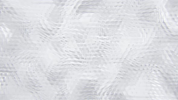 White Wavy Abstract Pattern