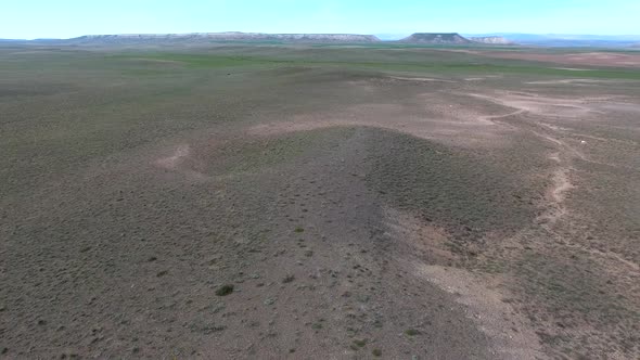 Arid Treeless Land in Terrestrial Climate and Soft Topographic Geography alt