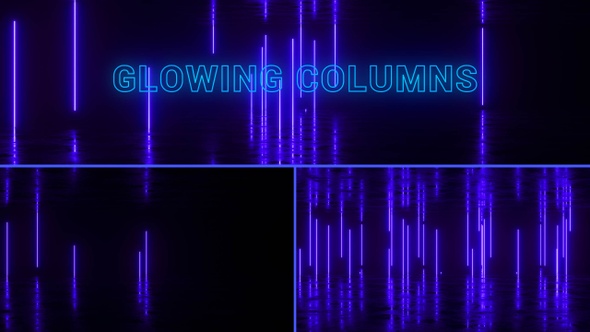 Glowing Columns