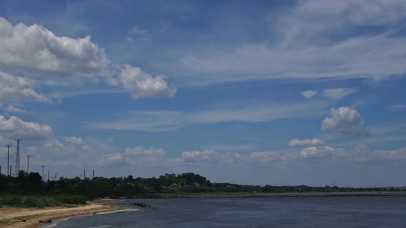 Perfect Sky and Water Ocean Beach of Background alt