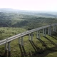 Flying over bridge in the middle  of the nature  - VideoHive Item for Sale