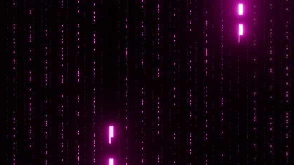 4K Abstract Falling Glittering Pink Particles