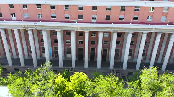 Judiciary Province of Mendoza Courthouse Park Civic Center Argentina aerial view alt