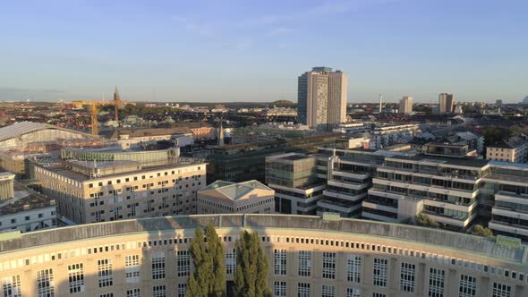 Stockholm City Aerial Drone View