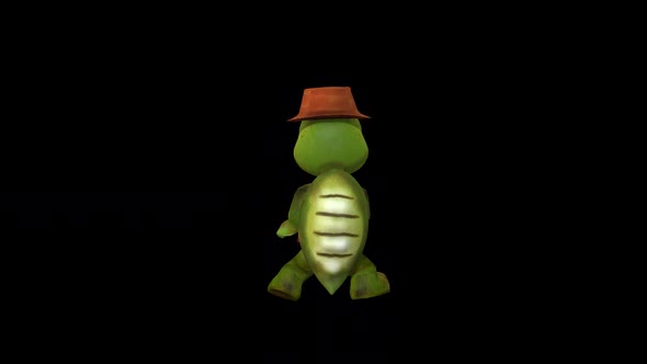 Cartoon Old Turtle Dance 9 alt