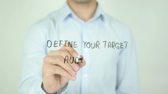Define Your Target Audience, Writing On Screen alt