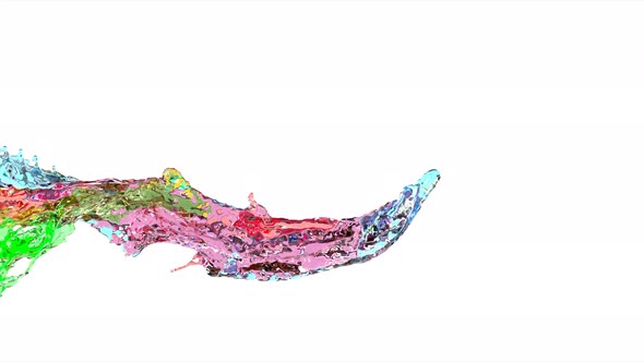 Three Liquids of Different Colors Are Twisted alt