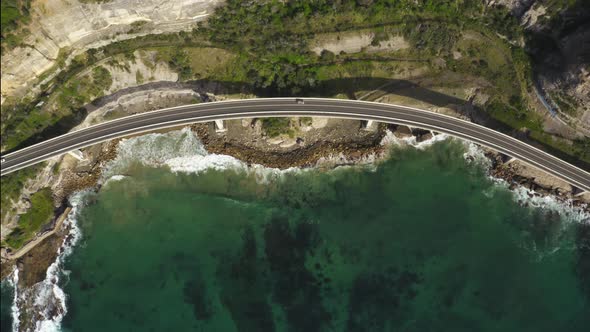 Sea Cliff Bridge Coastal Highway Drive