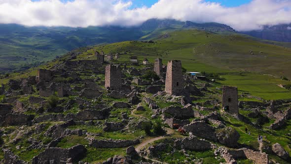 Ancient Tsimiti Tower Complex of North Ossetia Russia