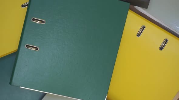 Multicolored Stationery Folders