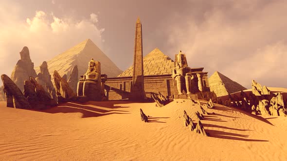 Ancient Desert Monuments, Motion Graphics | VideoHive