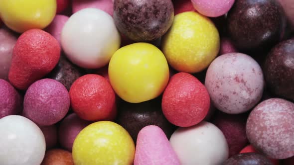 Chewing Gum of Different Colors