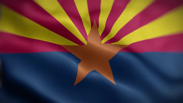 Arizona State Flag Front