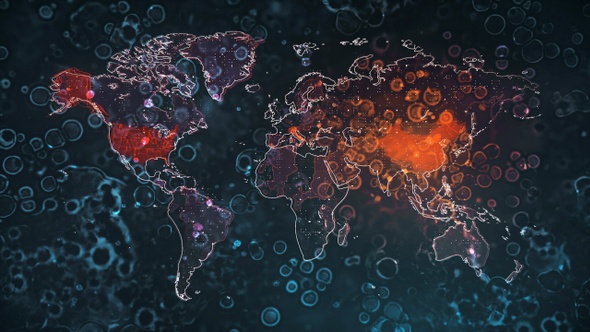 Global Mapping Coronavirus Pandemic HD