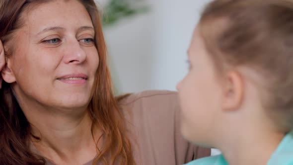 Girl Schoolgirl With A Woman Mother Does Home Lessons alt