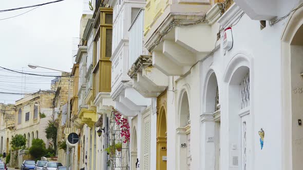 Maltese architecture in St. Julian, Malta