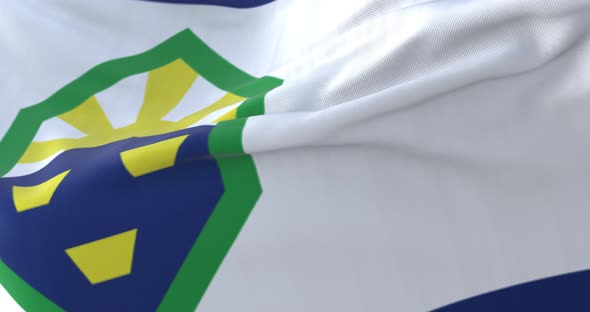 Colorado Sprigs City Flag, United States alt