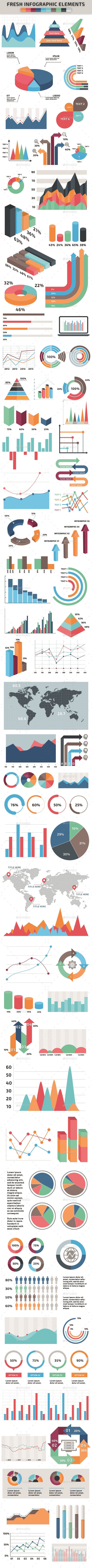Fresh Infographic Elements - Infographics