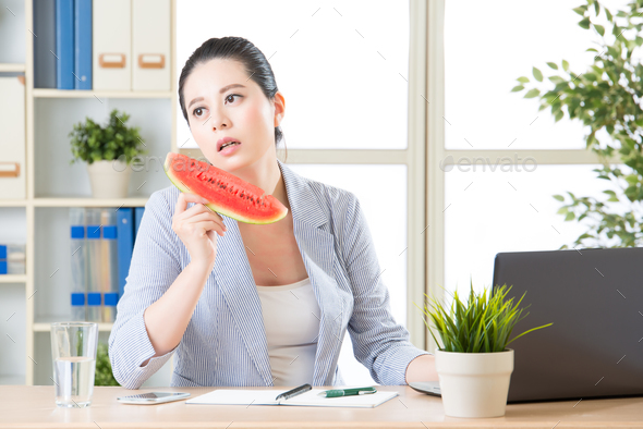 if you feel hot in office try watermelon for reduce temperature