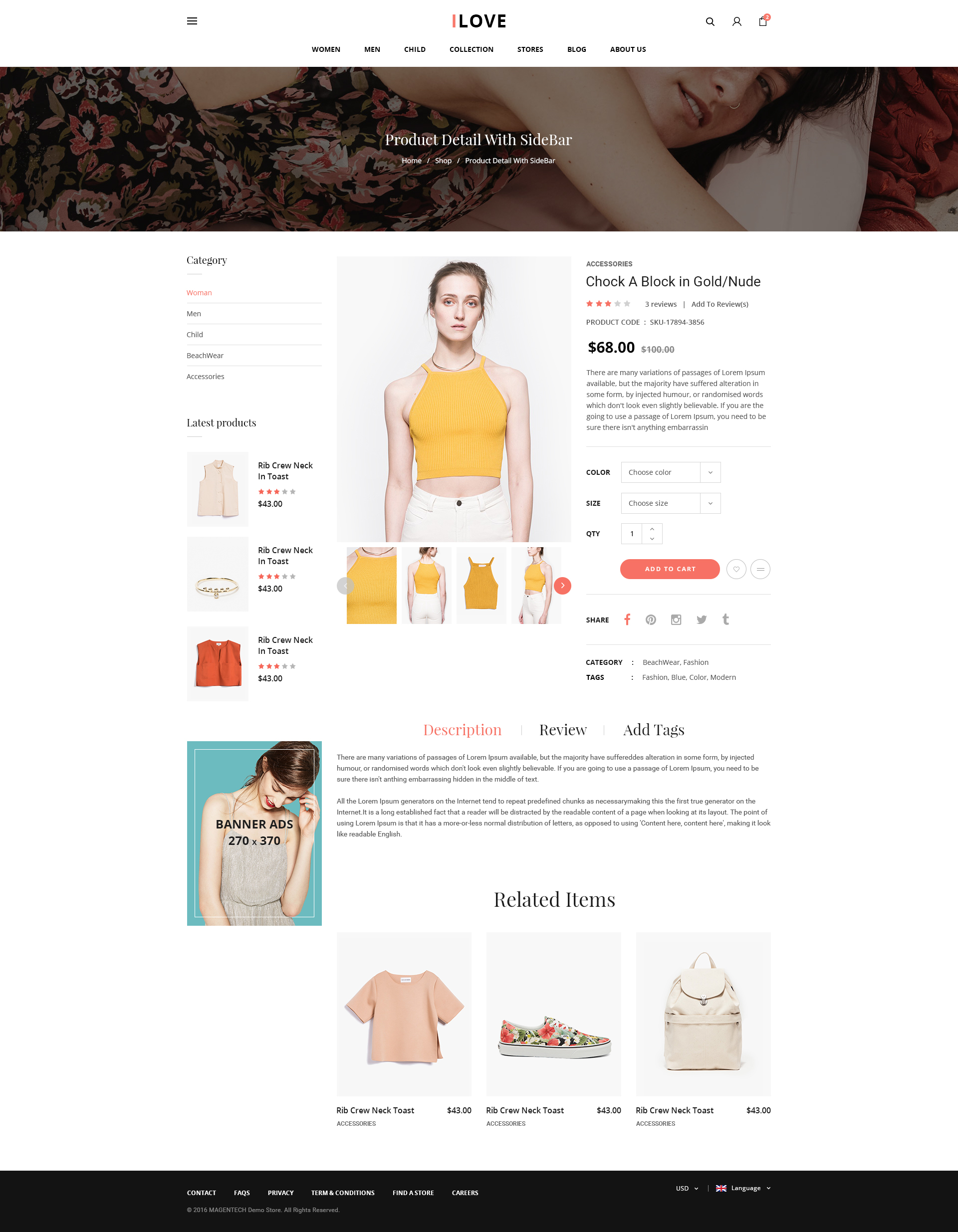 iLove - Creative Online Fashion PSD Template by topPSD | ThemeForest