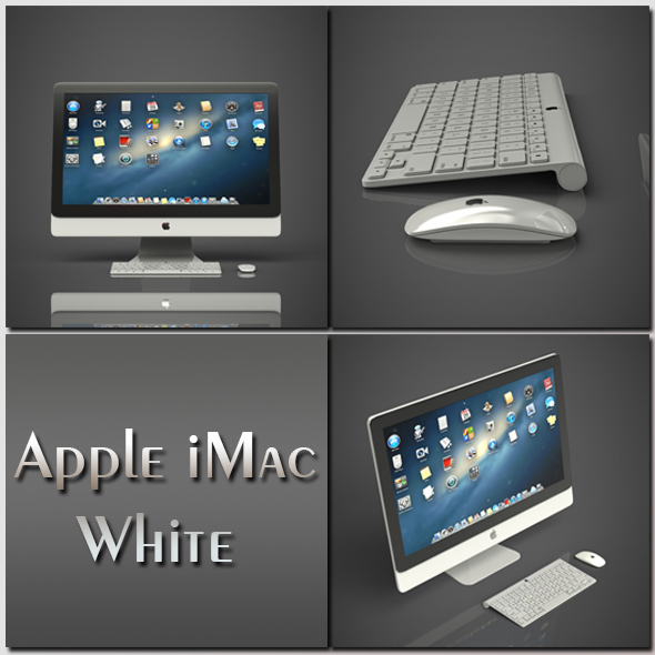 Apple iMac white - 3Docean 17455961