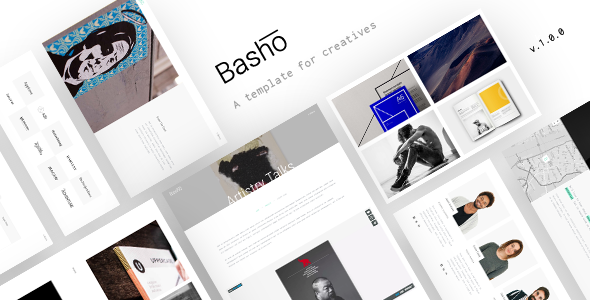 Basho - A Creative HTML5 Template for Freelancers & Agencies - Creative Site Templates