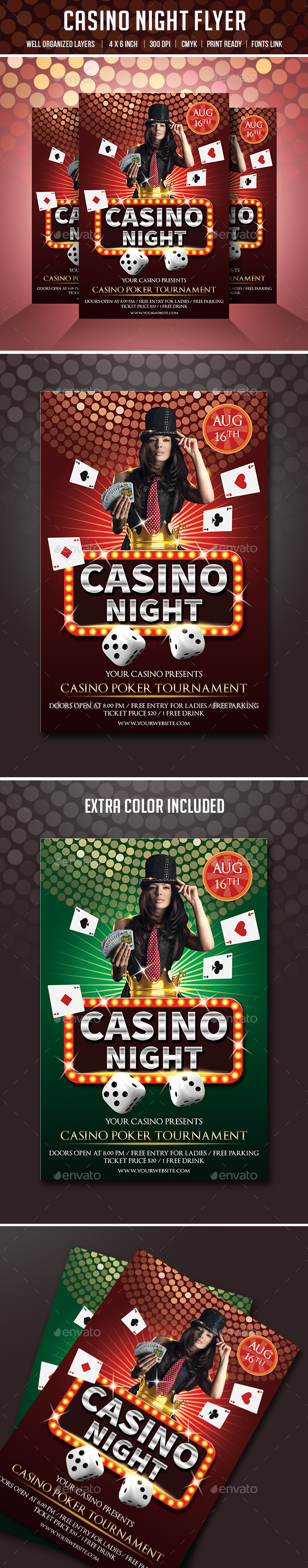 Casino Night Flyer