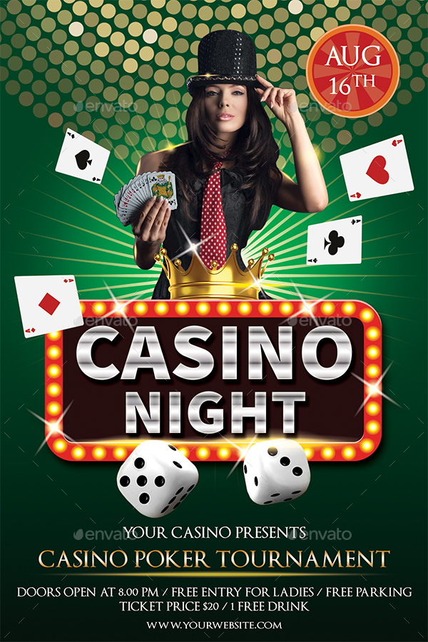 Casino Night Flyer By Bonezboyz9 