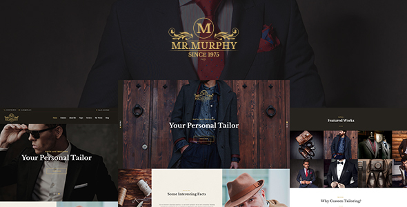 Mr. Murphy - Custom Tailoring WordPress Theme - Fashion Retail