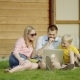 Family Having Fun With Laptop - VideoHive Item for Sale