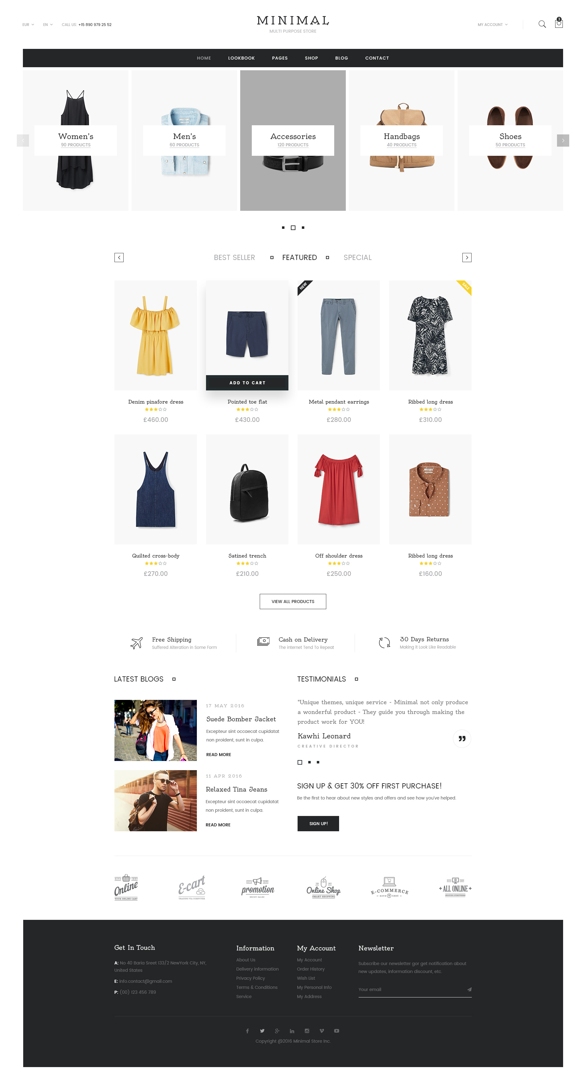 Minimal | Mutil-Concept eCommerce PSD Template by HeadPassion | ThemeForest