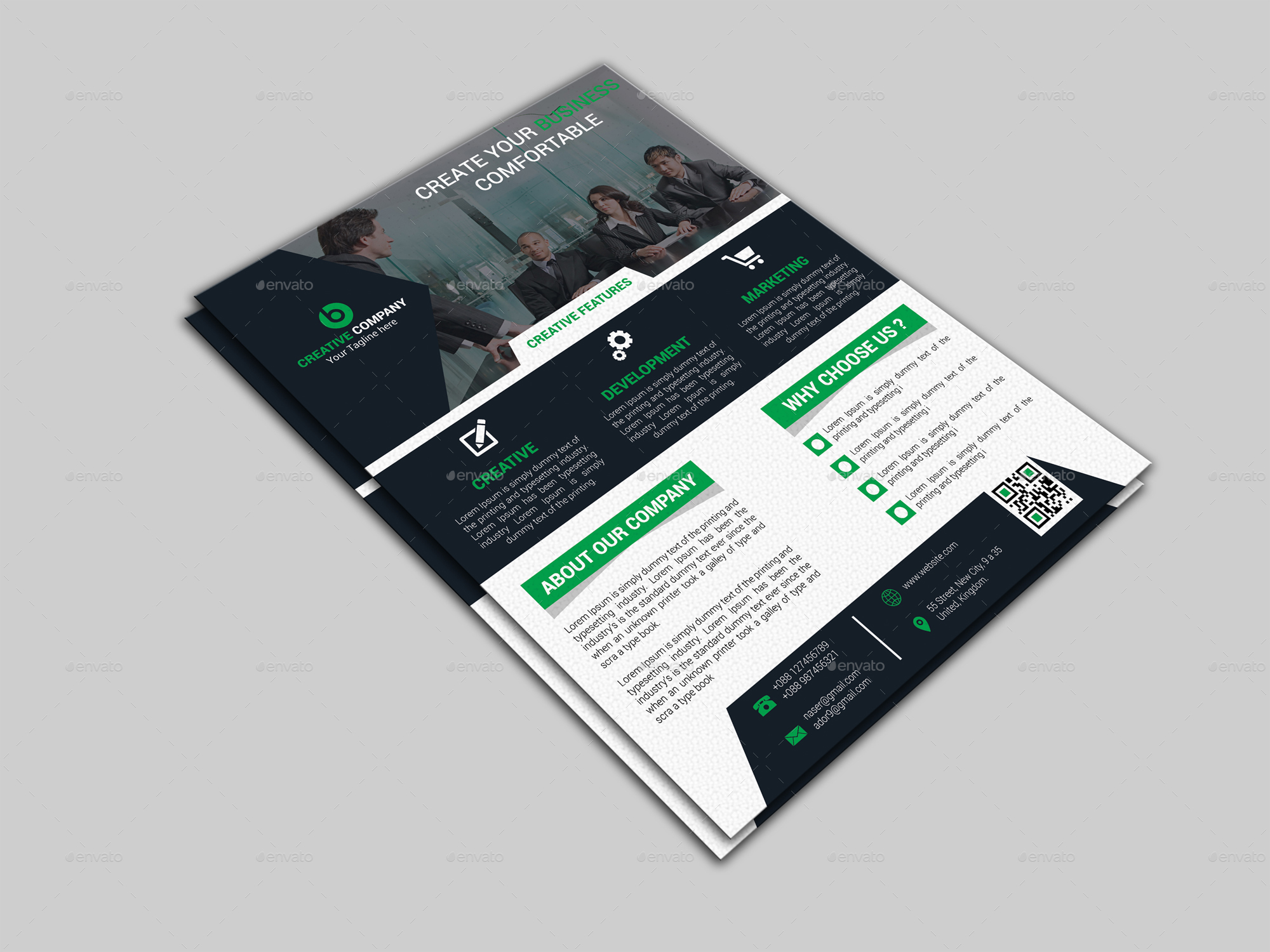 Corporate Business Flyer Vol-01 by Inventor-Ador | GraphicRiver