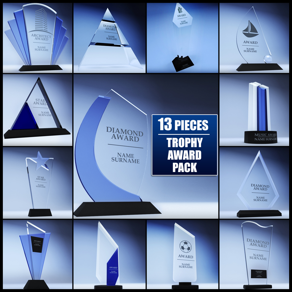 premier league cup trophy 3D Model in Awards 3DExport