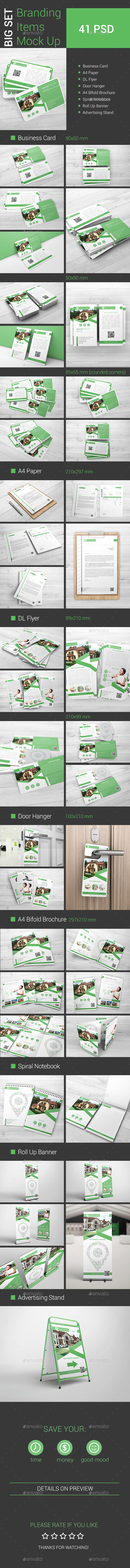 Branding Items Mock-Up - Print Product Mock-Ups