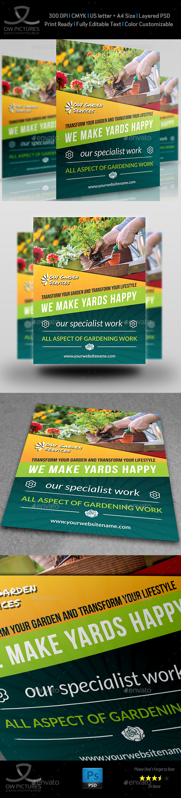 gardening flyers