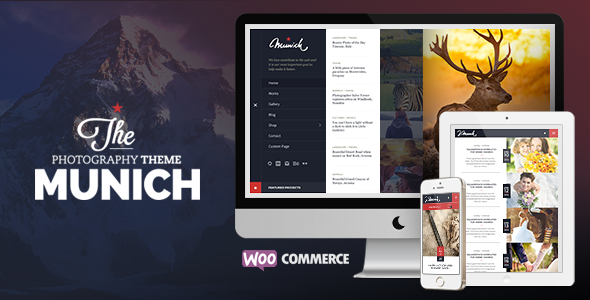 Munich Photography WordPress Theme - Photography Creative