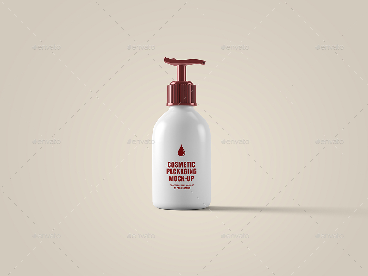 Download White Cosmetic Bottle Mock-Up by professorinc | GraphicRiver